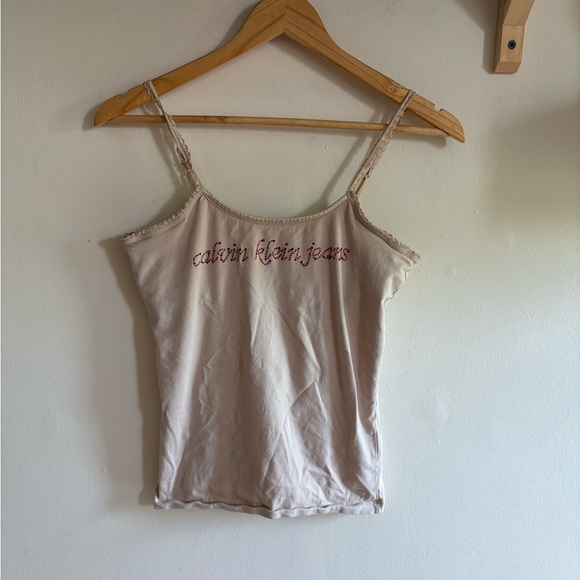 ✨ Vintage Calvin Klein Jeans Baby Tank ( Size M ~ fits small) - Picture 2 of 4